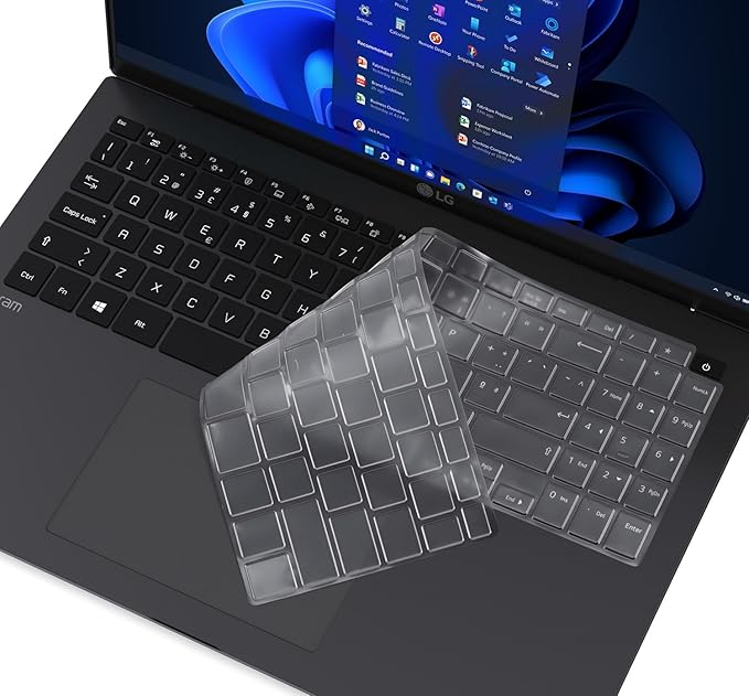 Keyboard Cover for 17" LG Gram 17 & Gram 17 Pro 17Z90TR 17Z90TP 17Z90SP 17Z90R 17Z90RU 17Z90S 17Z90SPA Series Laptop, LG Gram 17 Pro Keyboard Skin Protector - TPU