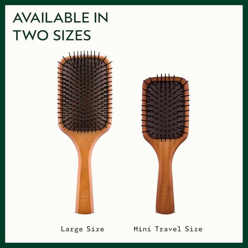 Aveda Wooden Paddle Hair Brush - Detangling & Smoothing for All Hair Types | Ideal for Straightening & Blow Drying