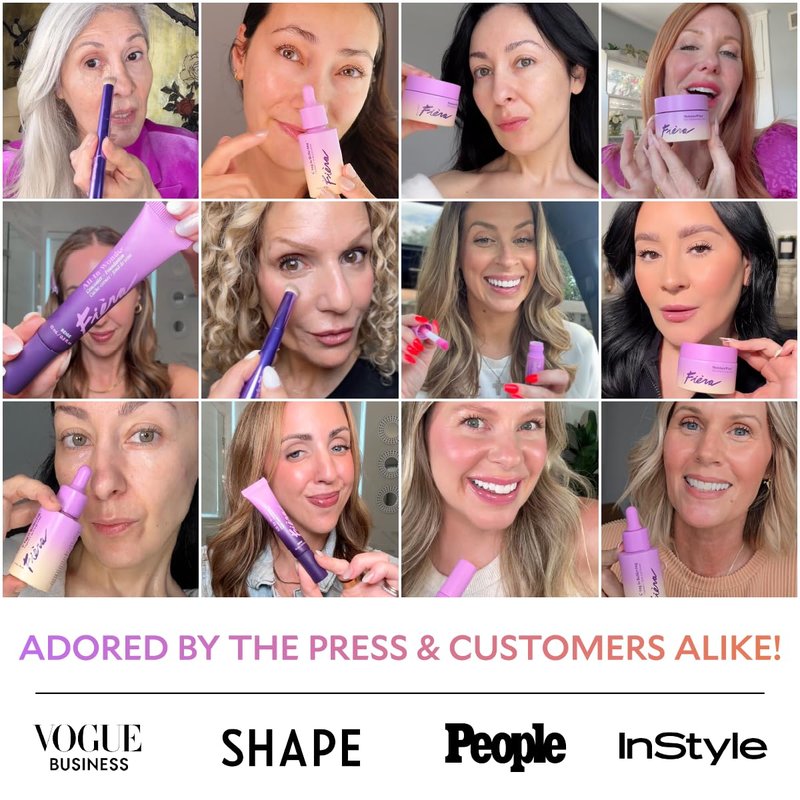 Fièra Empowderment™ Finishing Powder - Talc-Free Blurring & Soft-Matte Formula for Mature Skin | Medium Shade, 0.2 OZ