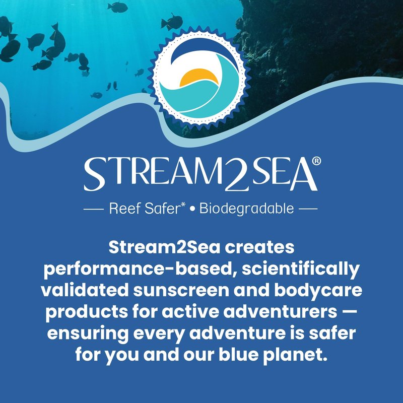 STREAM 2 SEA Sun & Sting Soothing Gel — Sunburn, Insect Bite & Jellyfish Sting After-Sun Care, Antioxidant Blend with Aloe, Green Tea & Wakame, Biodegradable Travel Size, 2.5 Fl Oz