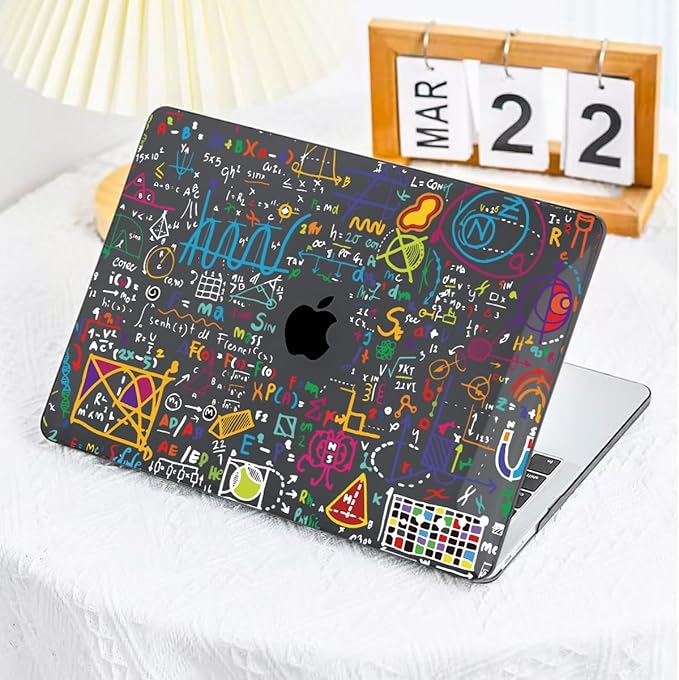 LCMOCICO for MacBook Air 13 Inch Case 2018 2019 2020 2021 Release A2337 M1 A1932 A2179 Touch ID, Plastic Hard Case Keyboard Skin Screen Protector Webcam Cover for Mac Air 13 2021, Abundant Formula