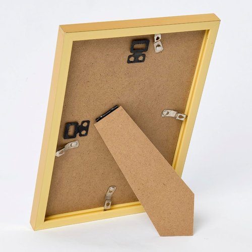 JCJMY Gold 6x10 Picture Frame - Versatile Wall Hanging or Tabletop Display with Shatter-Resistant Plexiglass