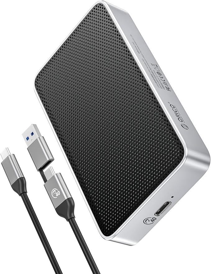 ORICO 4TB USB4.0 Portable SSD 3800MB/s(40Gbps), Ultra-Fast External Solid State Drive, Compatible with Thunderbolt 3/4, USB4, Fanless Aluminum Design, Works with Mac and PC-X40