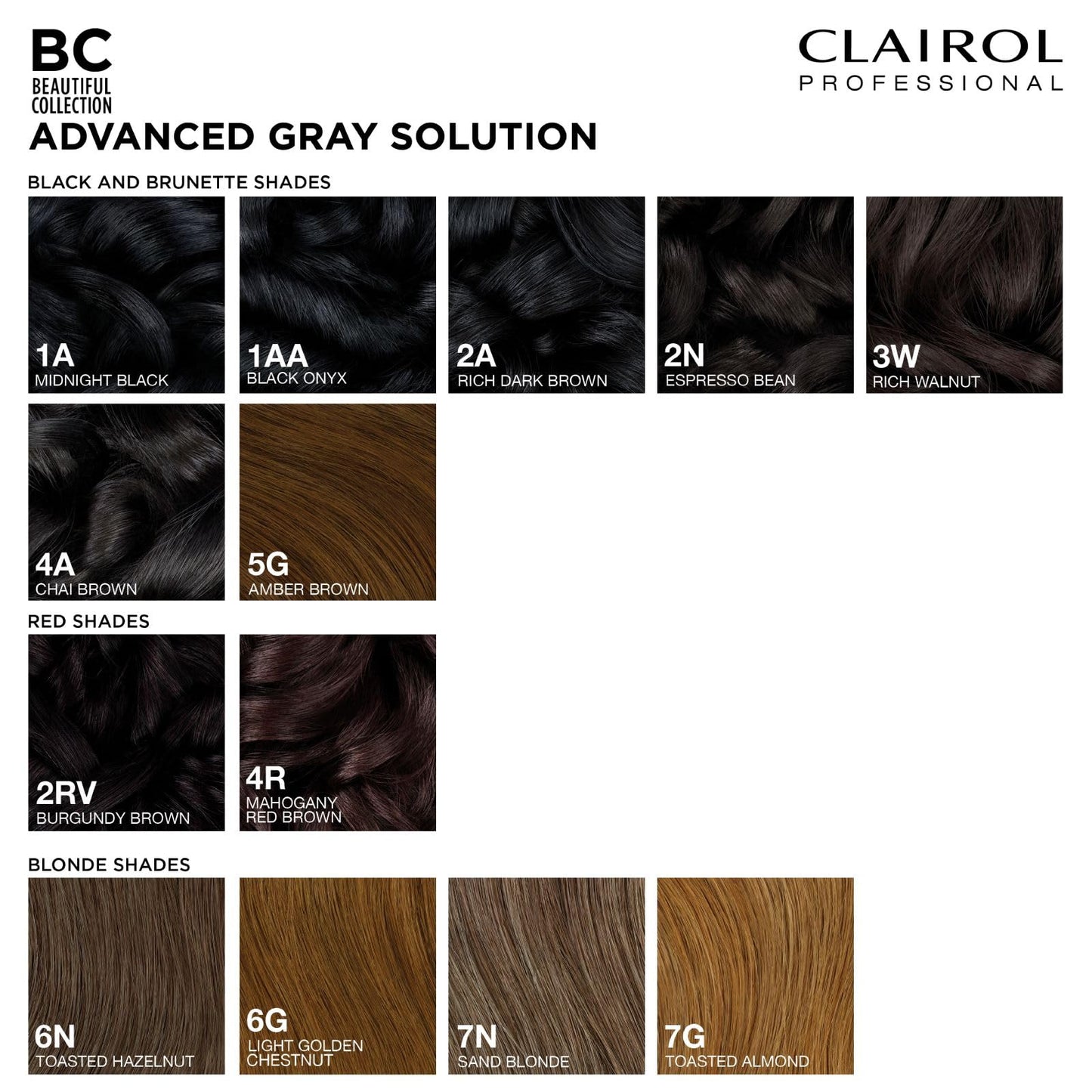 Clairol Professional Beautiful Collection Advanced Gray Solutions, 5G Amber Brown, 3 oz.