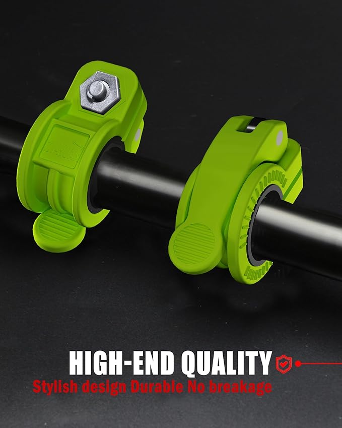 ZY-HUAN Mini Barbell Clips 1 inch I Multi-Size Adjustable Barbell Collar I 1 inch Barbell ClampsIQuick Release Weight Clips Pair of Locking for Dumbbell Bar