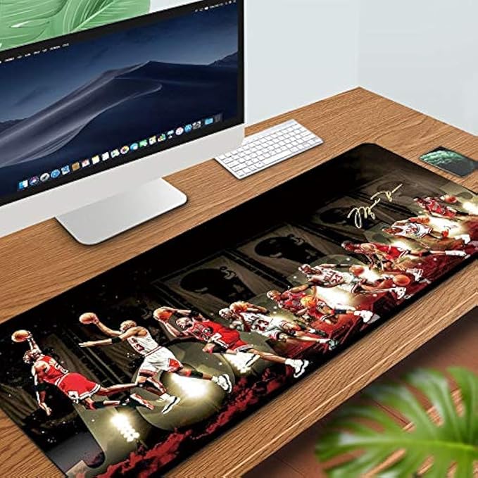 RTGGSEL 31.5x11.8 Inch Non-Slip Long Extended Large Gaming Mouse Pad with Stitched Edges XL Laptops Keyboard Mouse Mat