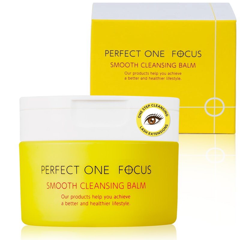 PERFECT ONE FOCUS Smooth Cleansing Balm Makeup Remover â Makeup cleansing balm that melts away makeup and impurities while moisturizing â Gentle Face Wash Balm - Great for Travel, 2.64oz(75g)