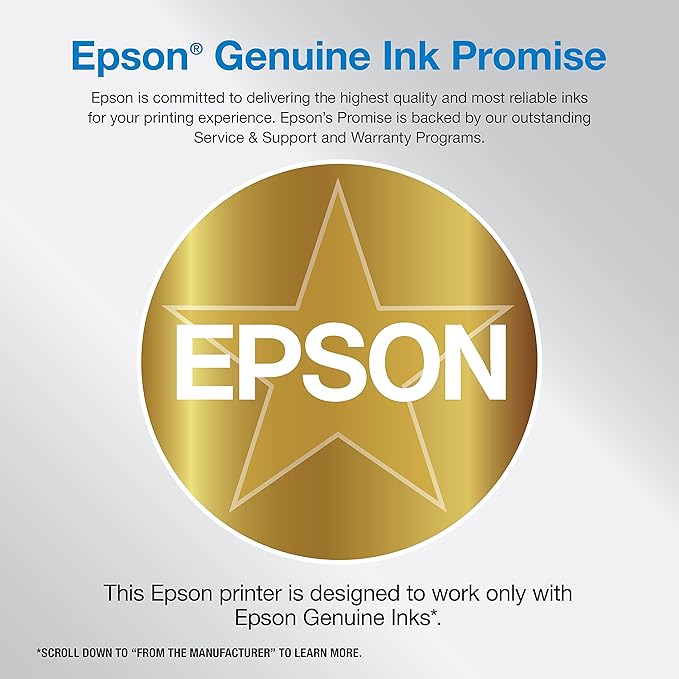 Epson Expression Photo XP-8700 Wireless All-in-One Printer with Scanner and Copier, 4.3" Color Touchscreen Black