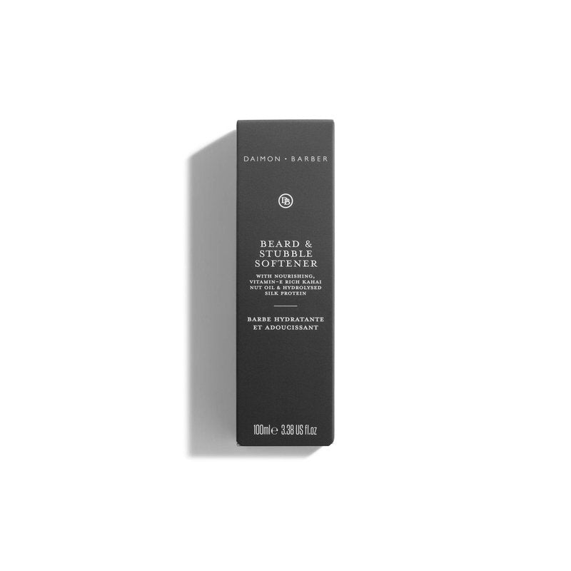 Daimon Barber Beard and Stubble Softener, Beard Moisturiser with Avocado Oil and Aloe Vera, Leaving Your Beard and Skin Feeling Soft and Smooth, Oudh Scent 3.38 Fl Oz