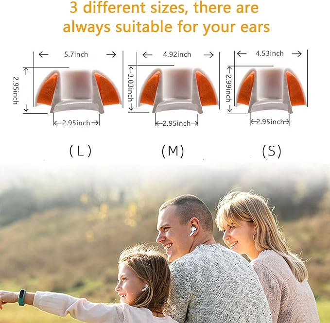 KASOTT Upgraded Memory Foam&Silicone Hybrid Ear Tips for AirPods Pro 1st & 2nd Gen,Ultra-Comfort,Anti-Slip Eartips,Perfect Noise Reduction,Fit in The Charging Case,3 Pairs(Black, Assorted S/M/L)