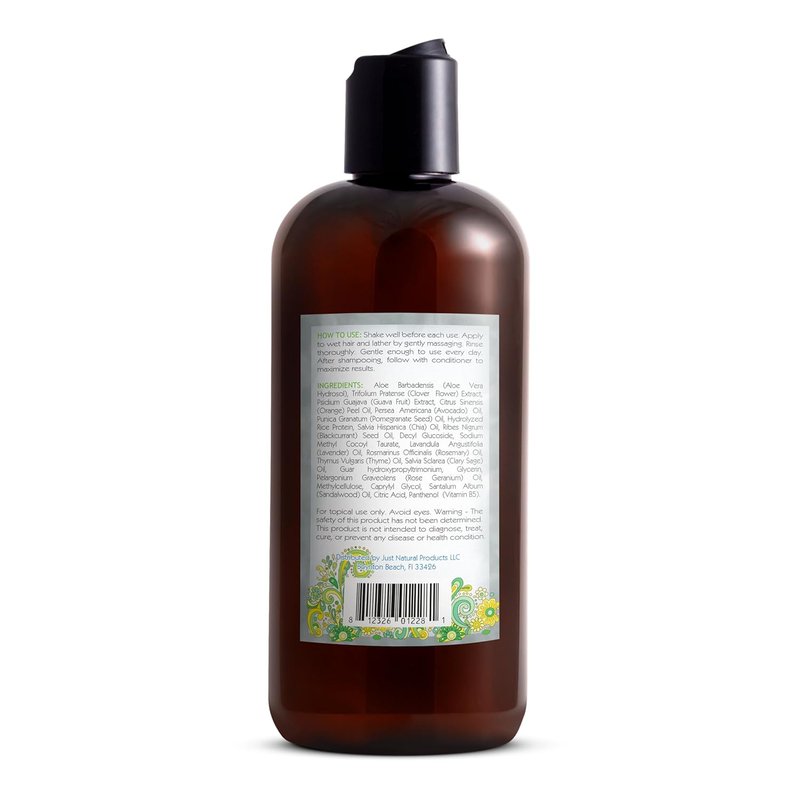 Gray Hair Shampoo - Natural Treatment for Gray Hair | 16 Oz Just Nutritive Formula