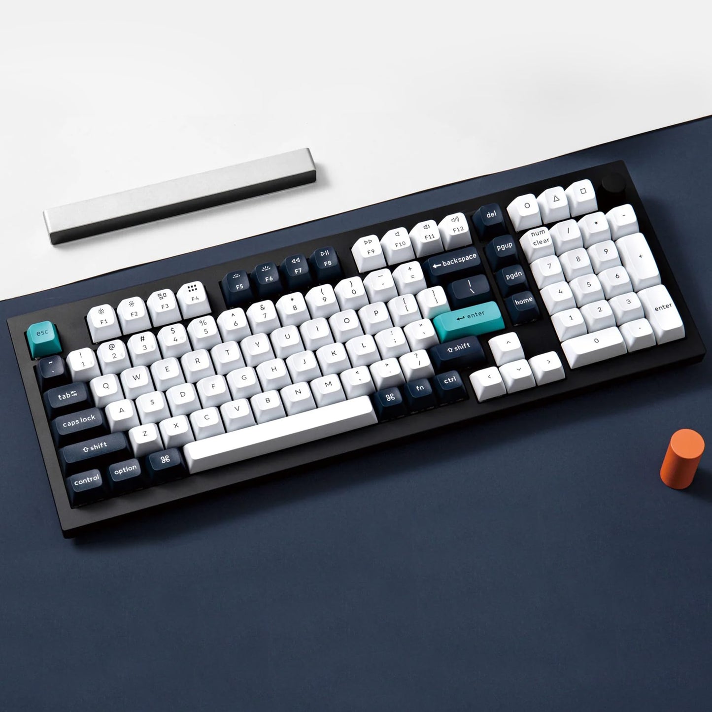 Keychron Q5 Max Wireless Custom Mechanical Keyboard, 2.4 GHz Bluetooth QMK Full Aluminum 96% Layout RGB with Hot-swappable Gateron Brown Switch Compatible with Mac Windows Linux