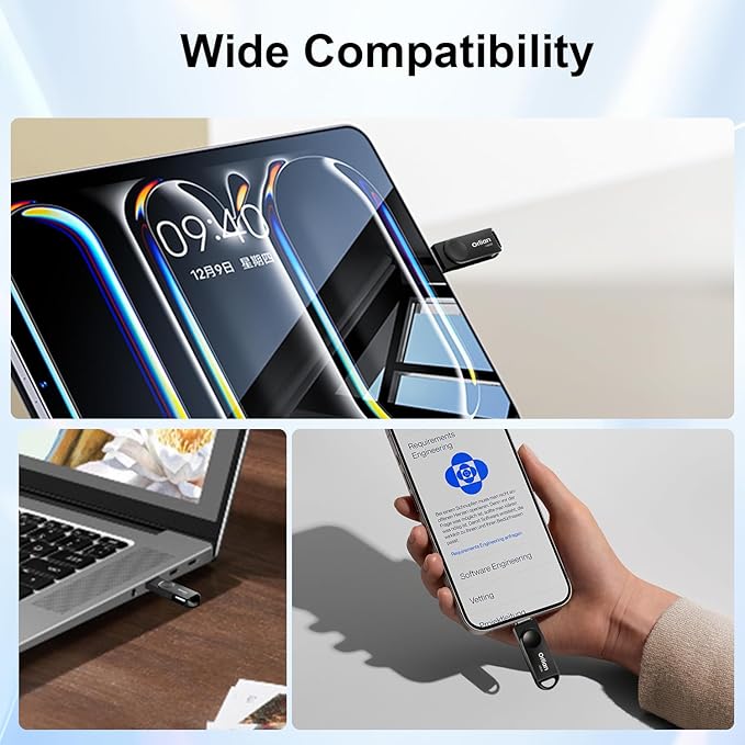 Orlian 128GB USB C Flash Drive Dual USB 3.0 Thumb Drive Type-C & USB-A 110MB/S Metal UDP Waterproof Swivel Design Memory Stick for Phone Android Tablet iPhone 15/16/17 Computer PC and More Black