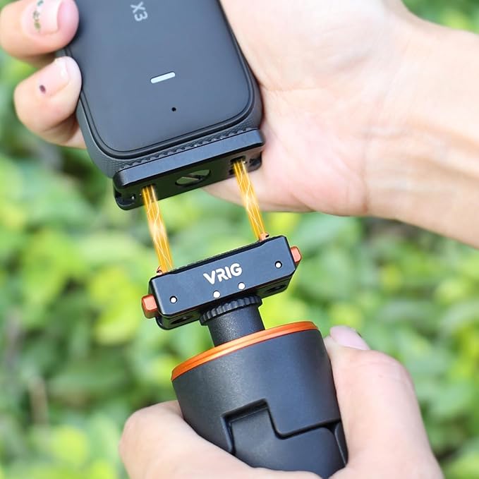 VRIG Magnetic Base for Insta360 Ace/Ace Pro Magnetic Quick Release Adapter Tripod Adapter Mount with Ace Pro 2/ X5/ X4 Air/ X4/ X3/ X2/ ONE RS