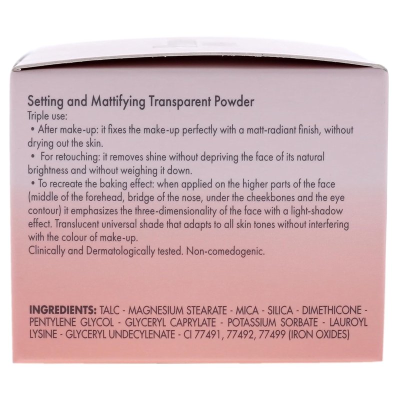 Pupa Milano Setting Powder - 001 Translucent Finishing Powder for Women | 0.158 Oz