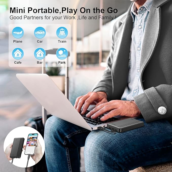 2TB External Hard Drive for iPhone & iPad,MacBook,Windows Computer,USB C Android Phones:Photo Stick USB Flash Drive for iPhone 17/16/ 15/14/13/12 to Backup Photo| Video | Music| File(MFi Certified)