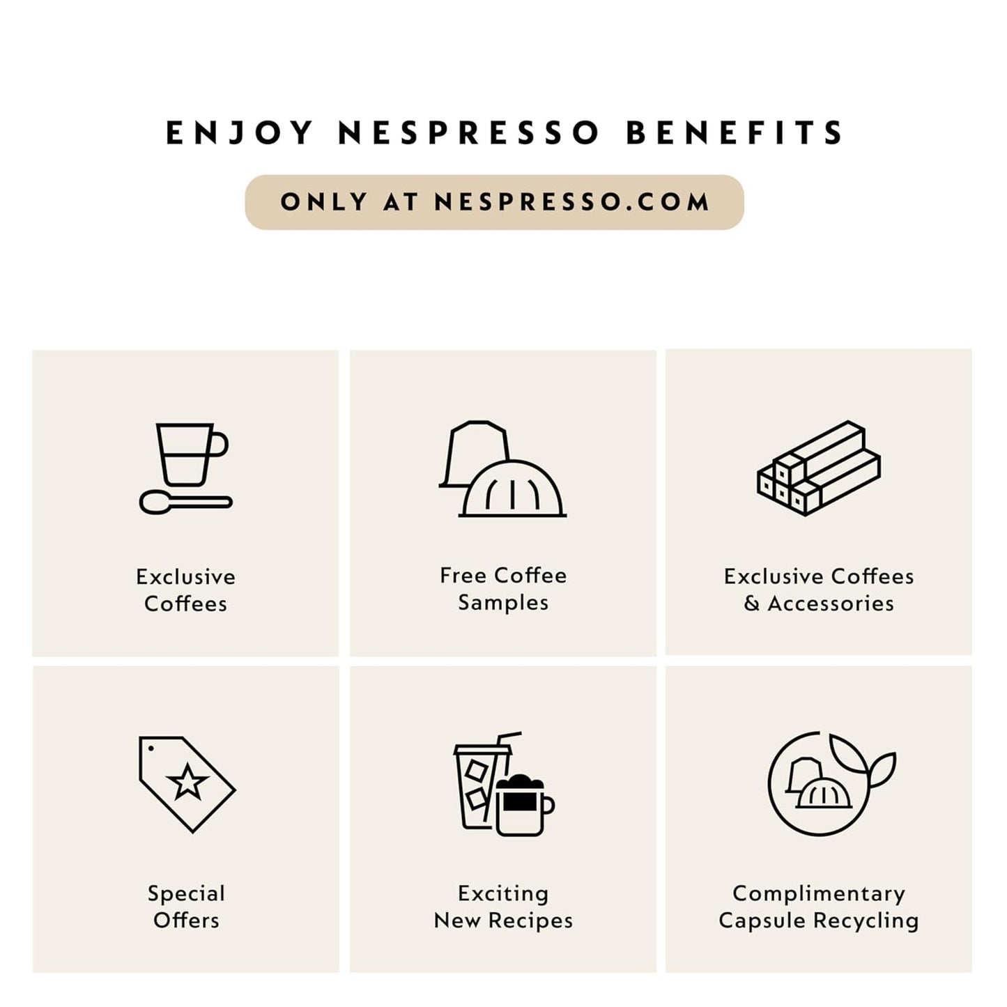 Nespresso Iced Coffee Capsules - Original Line Variety Pack, 40-Count Espresso Pods