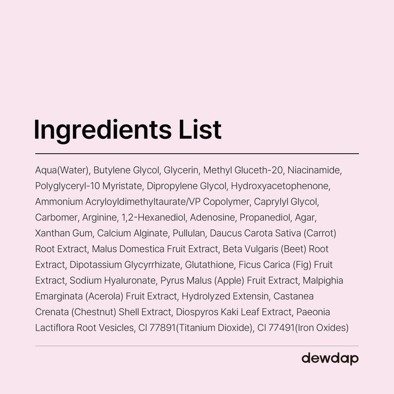 DEWDAP Dewtox Exosome Thread Shot Tightening Serum, Facial Serum with Niacinamide for Pore Minimizing & Firm Skin, Glass Skin, Korean Skincare (1.69 Fl Oz / 50ml)