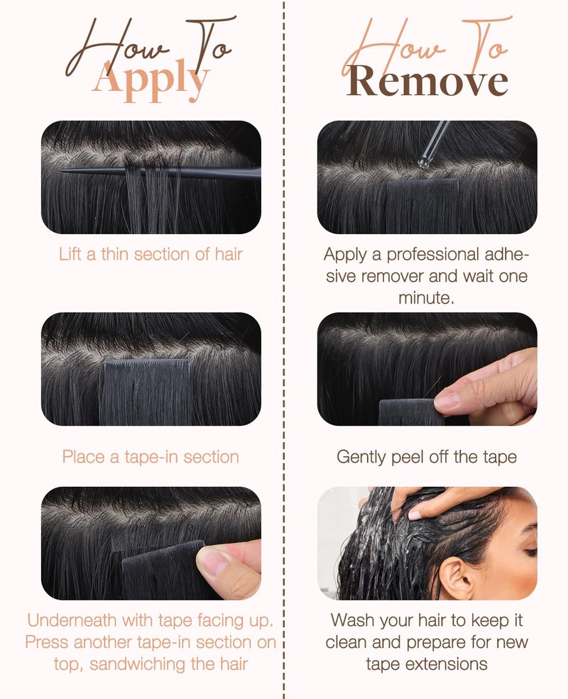 GOO GOO Invisi Edge Tape in Hair Extensions Human Hair, 2 Dark Brown, 10pcs 18inch 25g, Virgin Remy Hair, Seamless Injected Tape, Natural Look