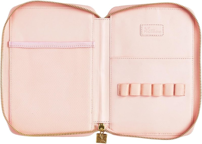 Erin Condren Ultimate Planner Accessory Pouch - Vegan Leather Organizer with Inside Pockets & Extended Zipper | Perfect for Planners