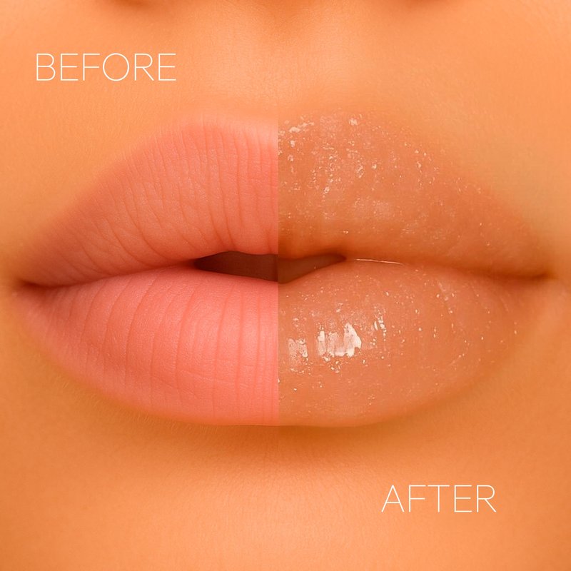 Formless Beauty by Jenny McCarthy – Bliss Lip Gloss (Transparent Nude Gold Shimmer) – Clean, Hydrating, Non-Toxic, Vegan Shine