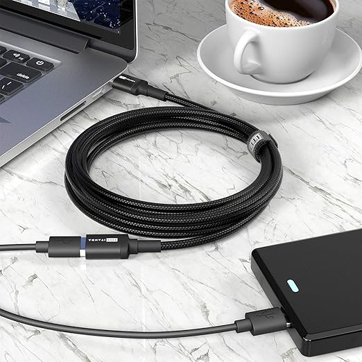 ITD ITANDA 6FT USB Extension Cable USB 3.0 Extension Cord Type A Male to Female 5Gbps Data Transfer for Keyboard, Mouse, PlayStation, Xbox, Flash Drive, Printer, Camera and More, Black