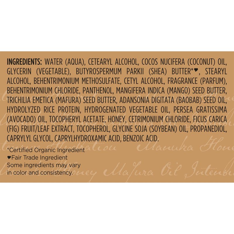 SheaMoisture Intensive Hydration Hair Masque Manuka Honey & Mafura Oil For Dry, Damaged Hair Deep Conditioning Hair Treatment 11.5 oz