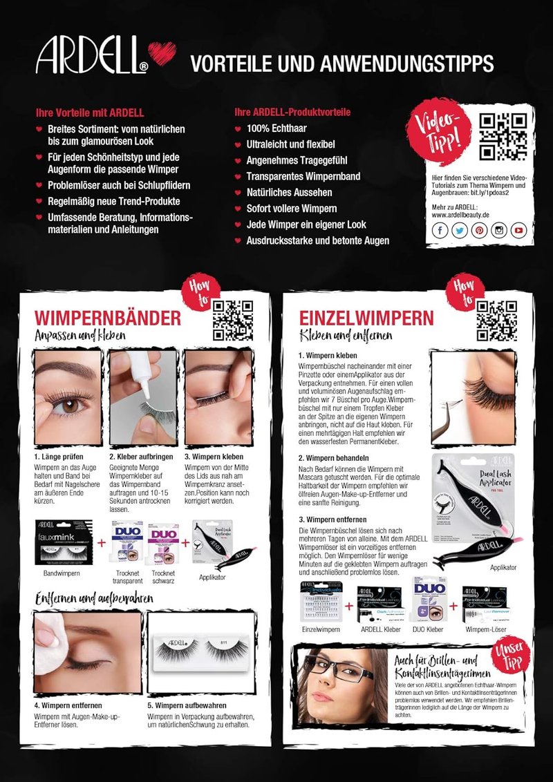 ARDELL Demi Wispies Black Eyelashes - Natural Look Multipack | 3 Pairs