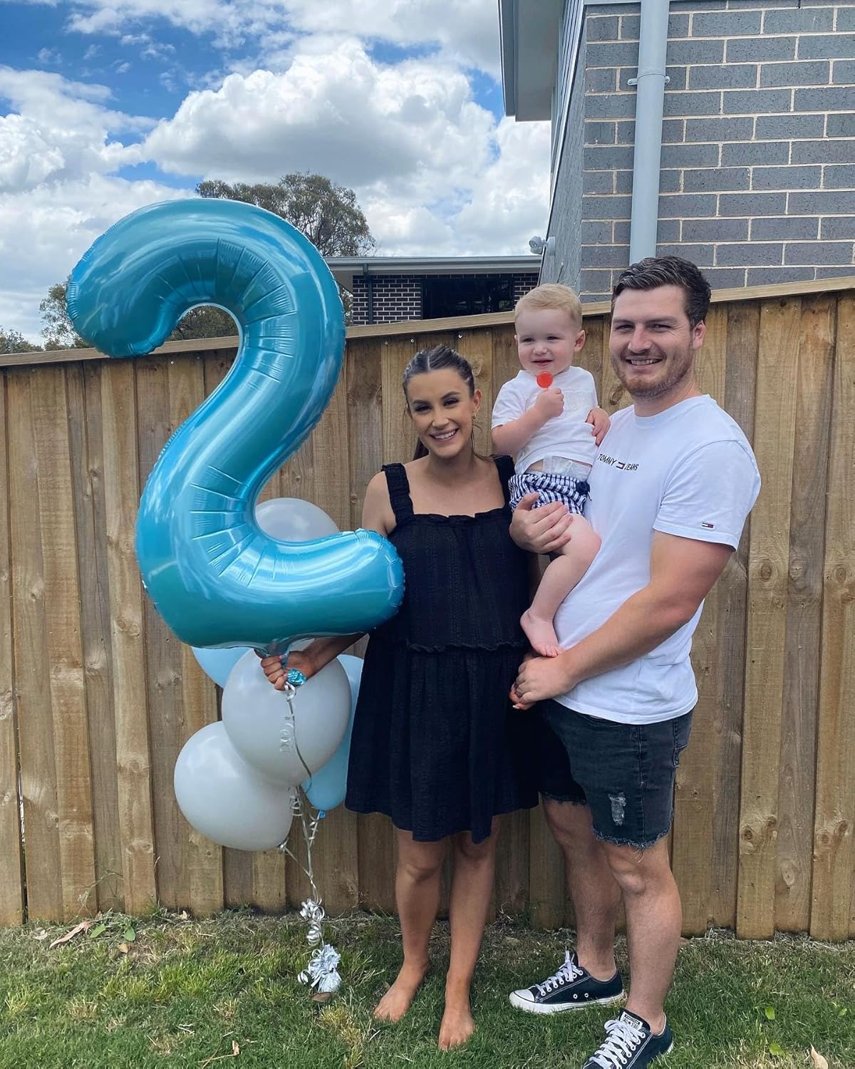 Pearlescent Blue Number 9 Balloon - 40 Inch Giant Birthday Decoration for Boys & Girls