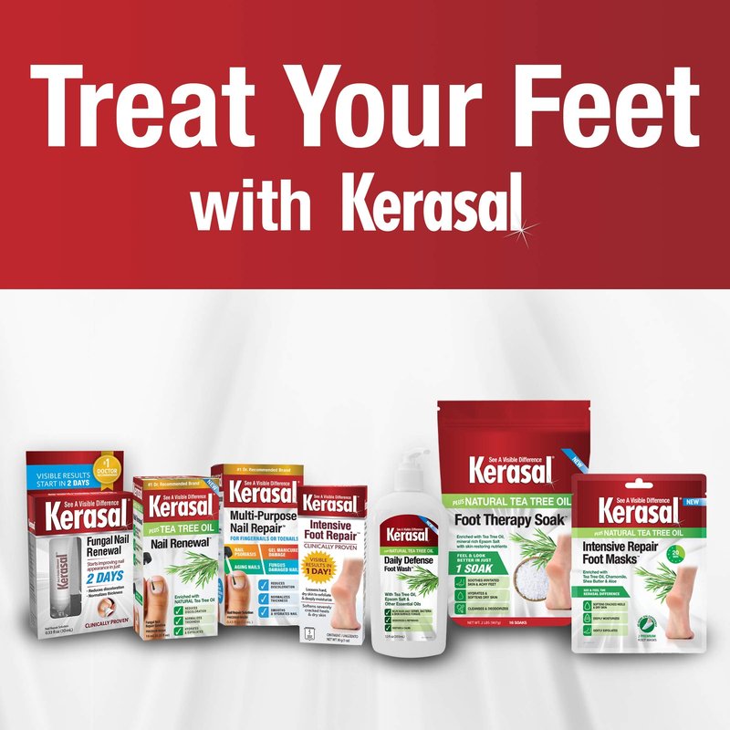 Kerasal Nail Fungal Nail Renewal Treatment 10ml (2 Pack)