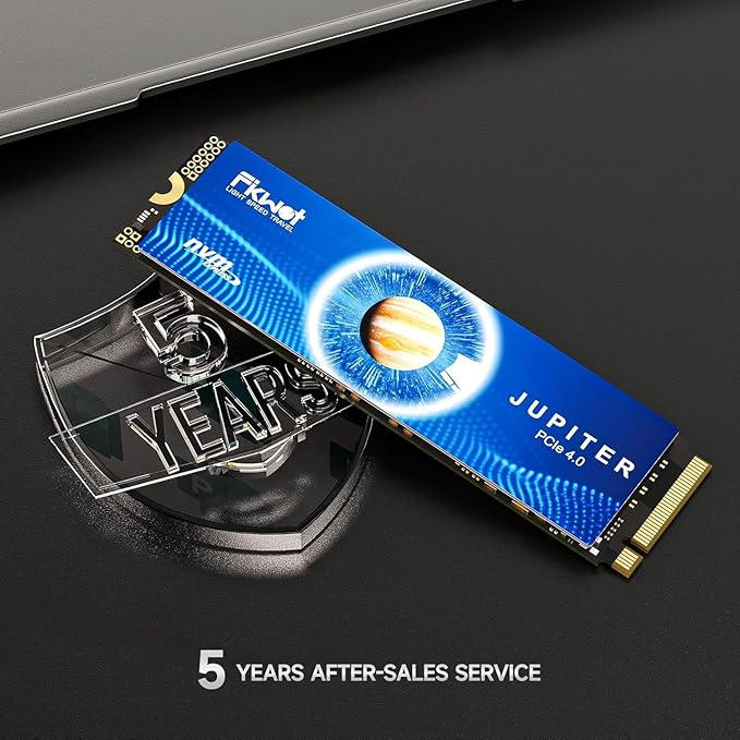 Fikwot FX660 1TB M.2 SSD, PCIe Gen 4x4 Dynamic SLC Cache - Speeds up to 4800MB/s M.2 2280 NVMe Internal SSD, Upgrade Storage for PC Computer, Laptop and PS5