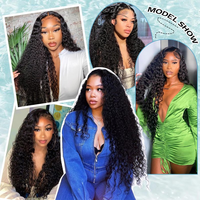 18 Inch Water Wave Bundles 12A Water Wave One Bundles Human Hair 100% Brazilian Unprocessed Remy Single Curly Wet And Wavy Bundles Human Hair Natural Color