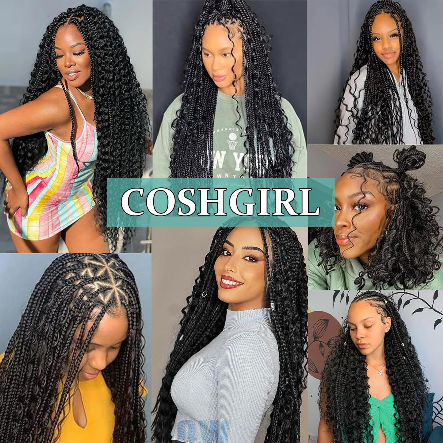 Human Braiding Hair for Boho Braids 20 Inch Deep Wave Bulk Human Hair Boho Hair for Braiding No Weft Brazilian Human Hair Extensions Wet and Wavy Curly Human Hair Boho Braiding Hair 2 Bundles 100g