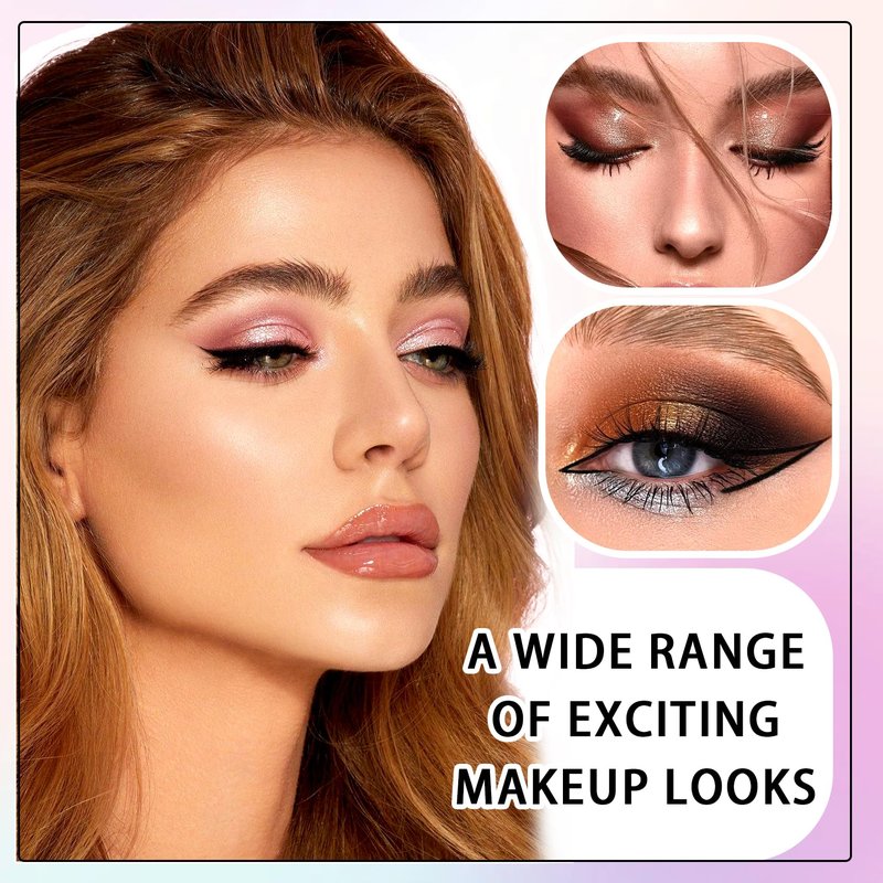 PPPanYiDi 70 Colors Eyeshadow Palette,Matte Glitter Eyeshadow Makeup Palette with Eyeshadow Brush,Highly Pigmented Colorful Shimmer Eye Shadow Palette Makeup Kit for Women A
