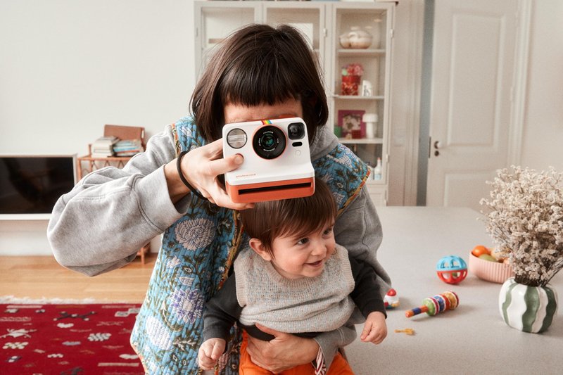 Polaroid Now 3rd Generation I-Type Instant Film Camera - Arctic Blue - Camera Only No Film (9157)