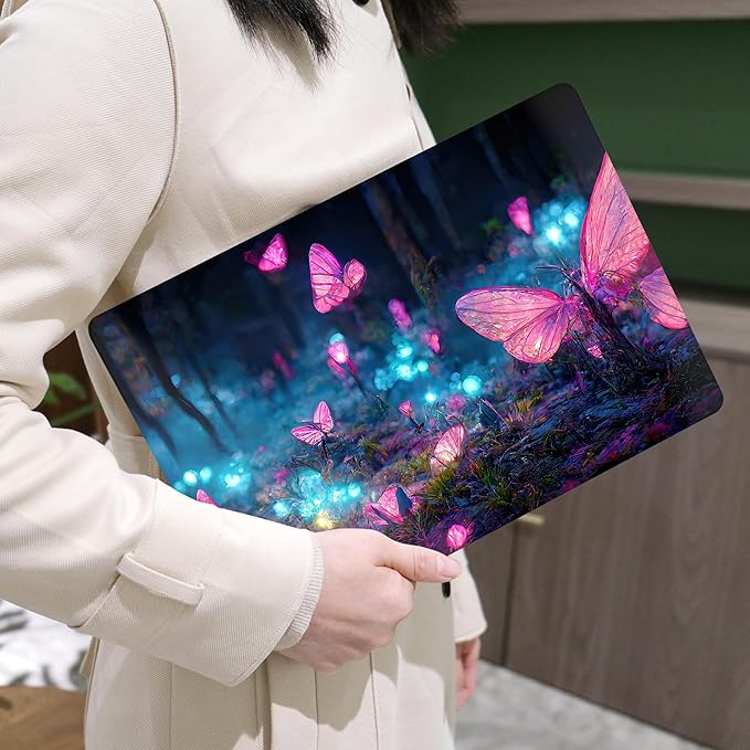 MEEgoodo for M5/M4/M3/M2 MacBook Air 15 inch Case 2026 2025 2024 2023, Case Fit Model (A3448/A3241/A3114/A2941) for MacBook Air 15.3 inch, Fantasy Forest