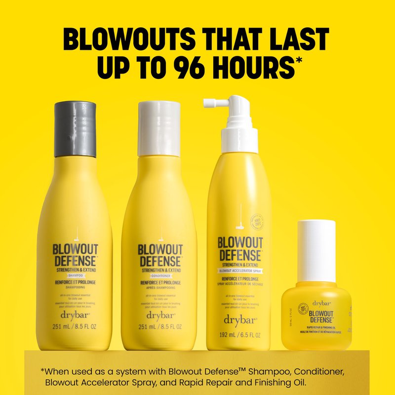 Drybar Blowout Defense Rapid Repair and Finishing Oil - Weightless Heat Protectant for Hair, Repairs Split Ends, Adds Shine for Long-Lasting Blowouts