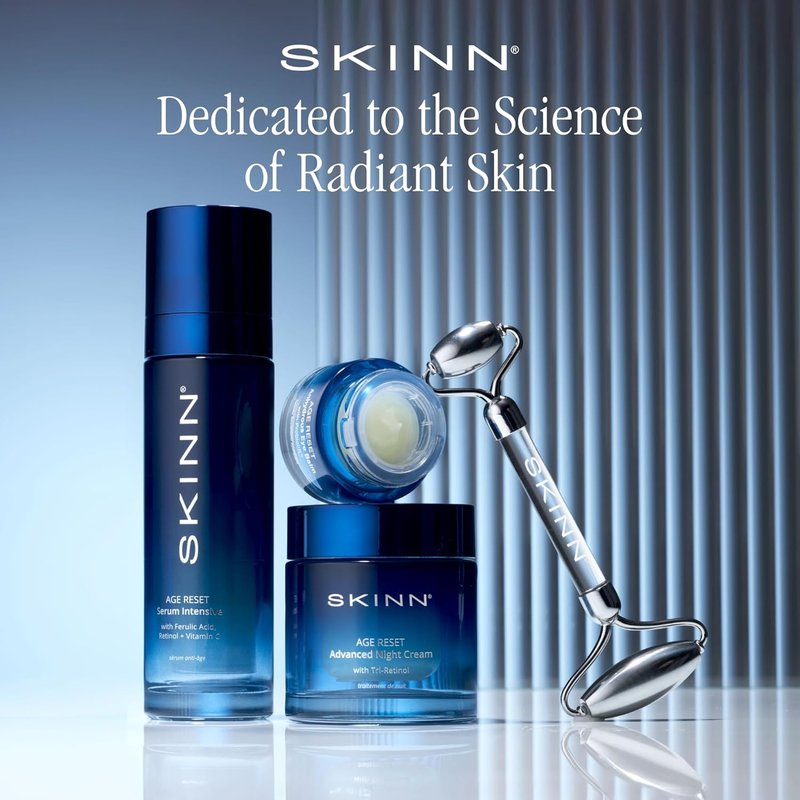 SKINN Deep Wrinkle Facial Serum - Intensive Anti-Aging Serum with Retinol & Vitamin C | Hydrating for Fine Lines
