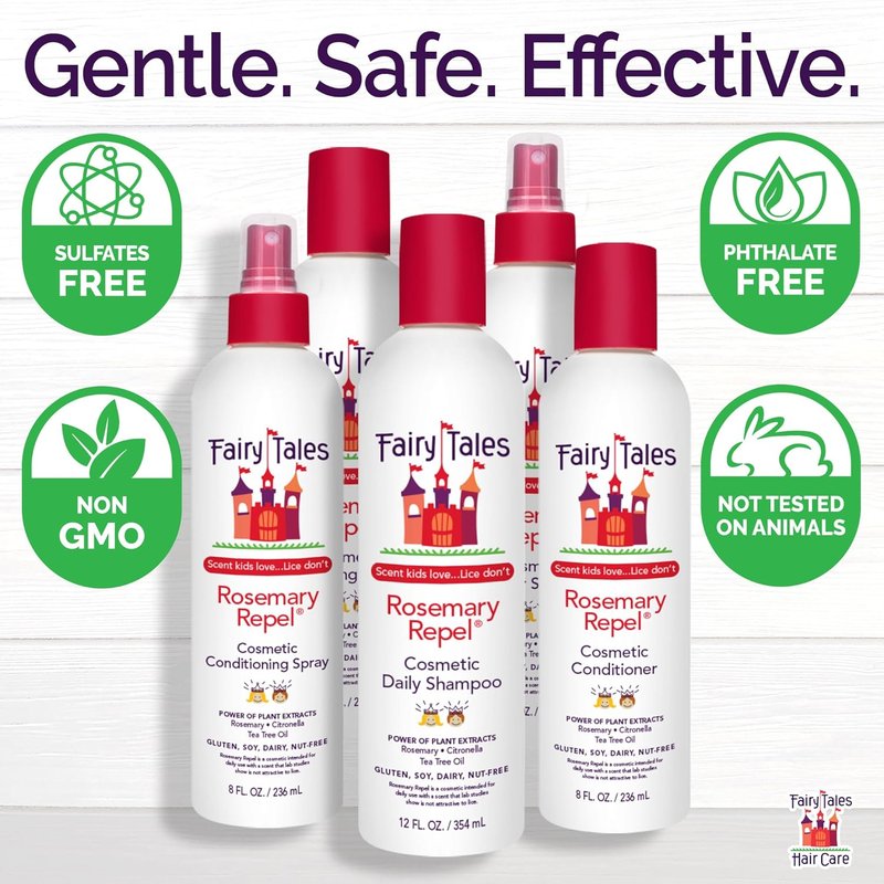 Rosemary Repel Daily Kids Conditioner - Lice Prevention Formula | 8 fl oz (Pack of 2)