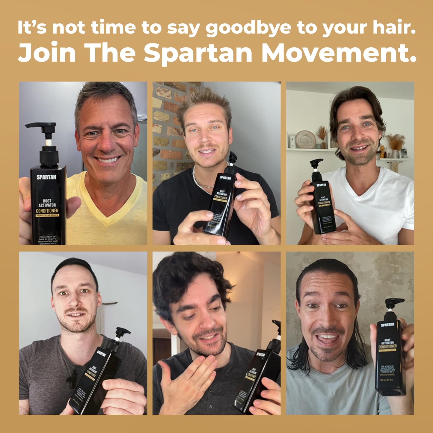 SPARTAN™ Root Activator Conditioner For Men - Hair Growth Conditioner, Thickening Hair Moisturizer for Hair Loss and Thinning Hair
