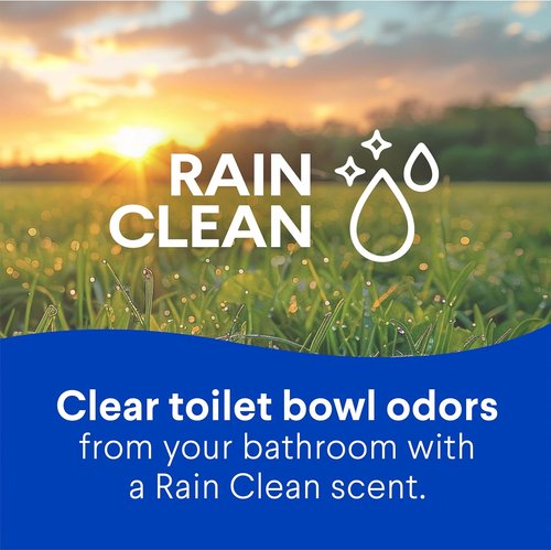 Clorox Toilet Bowl Cleaner - Bleach Formula for Deep Cleaning | 24 Fl Oz, Rain Clean Scent