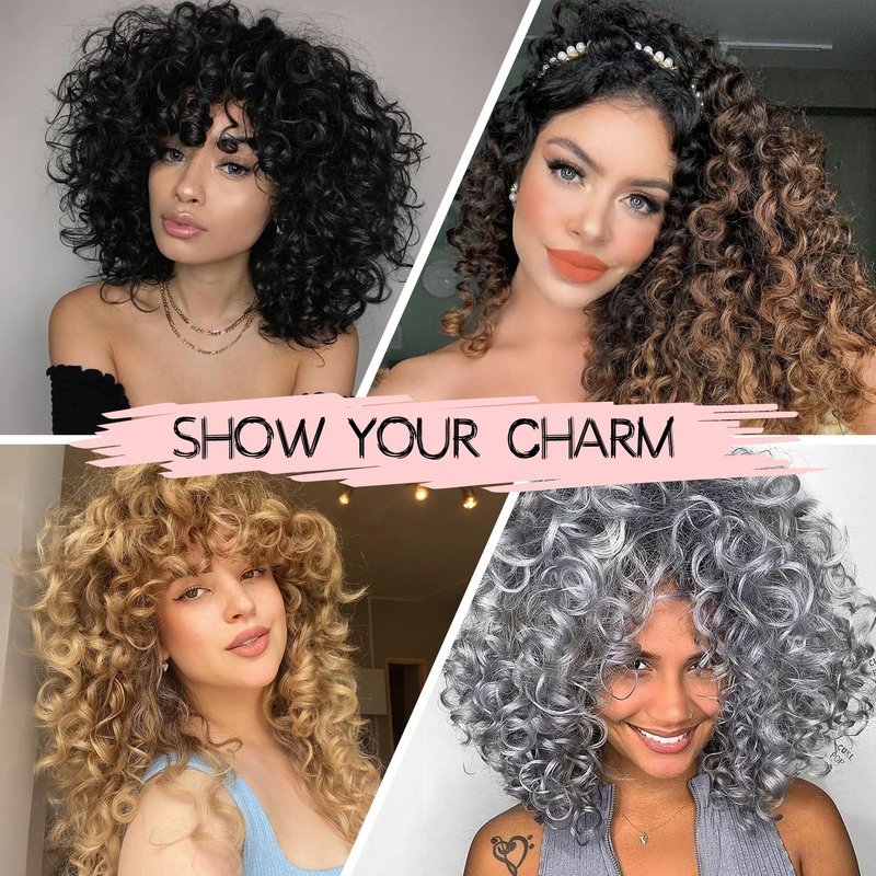 Aoisvk 8 packs GoGo Curl Crochet Hair Pre twisted 14 Inch Curly Crochet Hair for Women Pre looped Boho Box Braids with Curly Ends Beach Curl Water Wave Synthetic Hair Extensions 1B