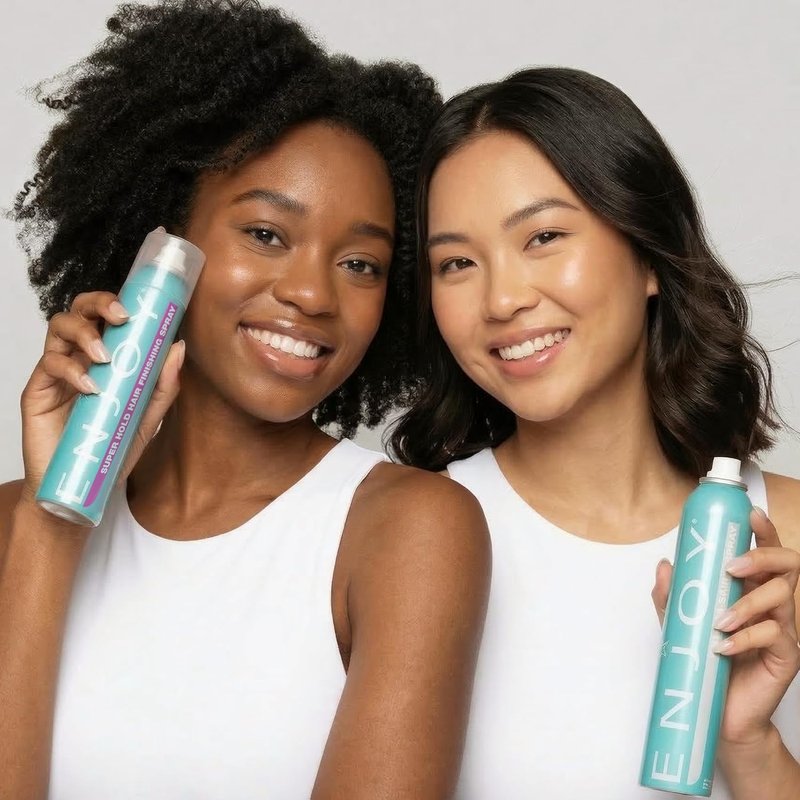 Enjoy Hair Finishing Spray - Firm Flexible Hold & Fast-Drying Hairspray for Volume & Shine | 10 Oz