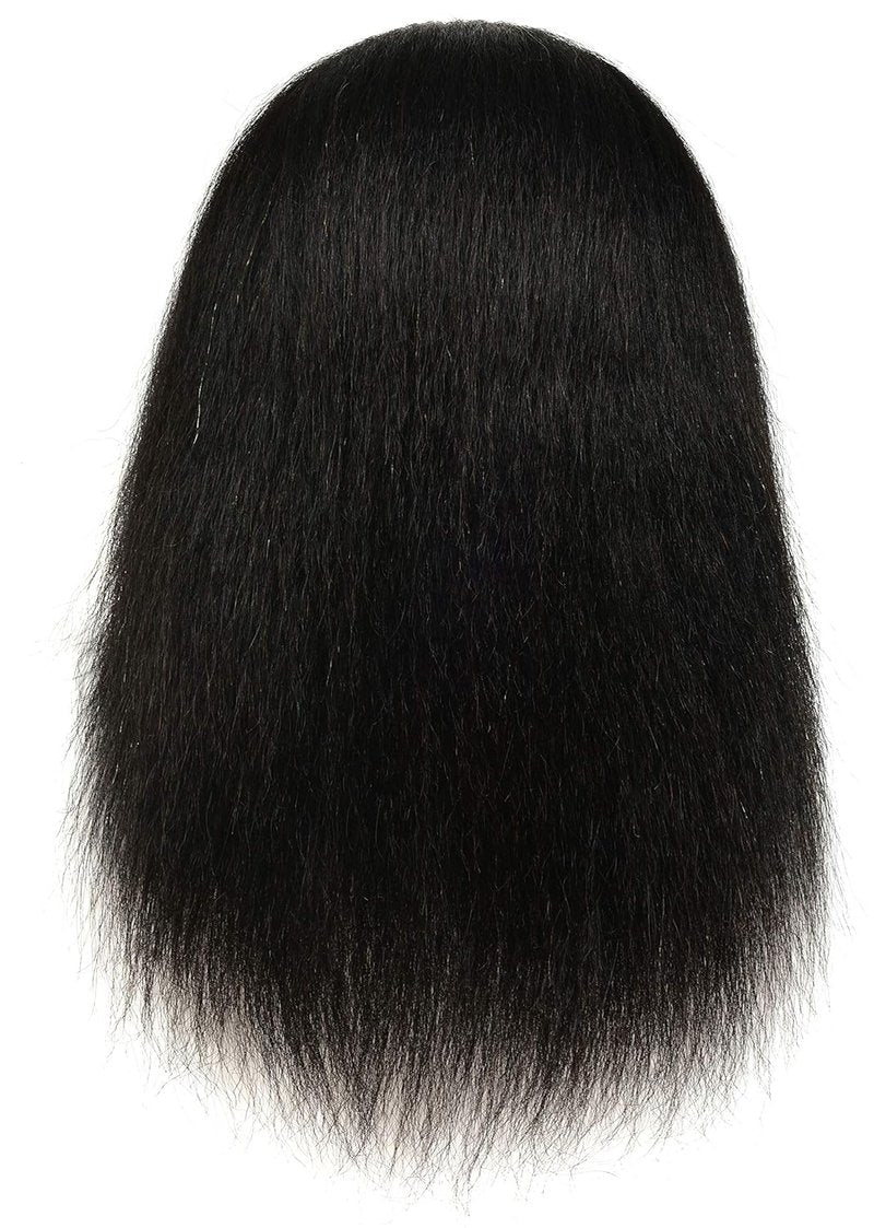Real Human Hair Mannequin Head - Cosmetology Practice Doll with Stand for Braiding & Styling | 100% Authentic Hair
