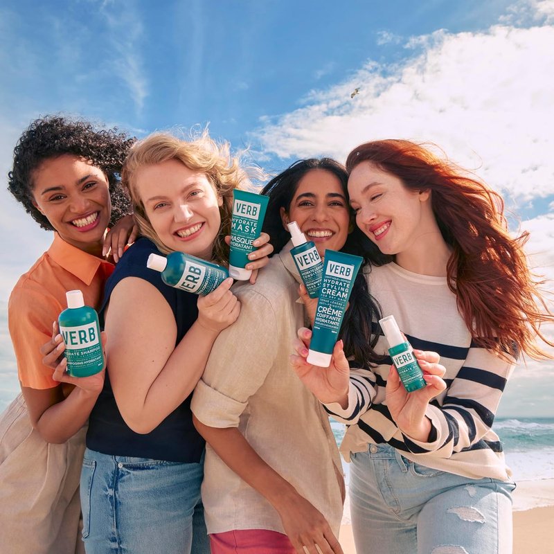 VERB Hydrate Oil - Moisturizing Hair Oil for Dry & Frizzy Hair - Heat Protection | Amber & Warm Jasmine Scent