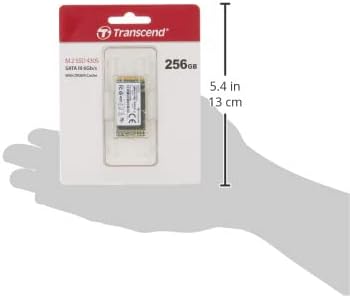 Transcend MTS430 256GB M.2 2242 SATAIII SSD with Dram Cache, Up to 530MB/s, Compatible with Ultrabook/Laptop/PC/Desktop, 3D TLC NAND Flash Internal SSD, LDPC Error Correction, SLC Cache, B+M Key