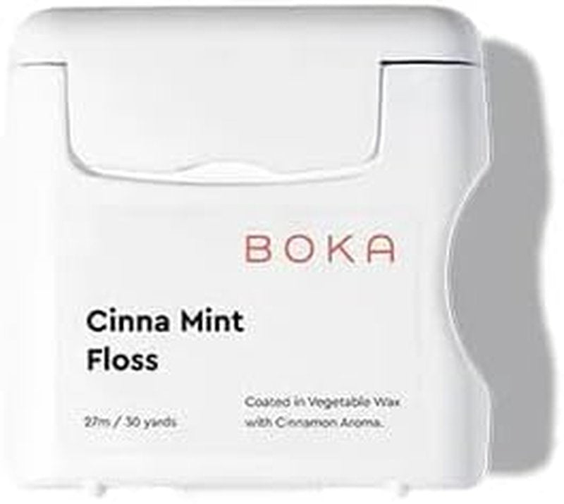 Cinna Mint Woven Dental Floss - Natural Vegetable Wax, Teflon-Free | 30 Yards