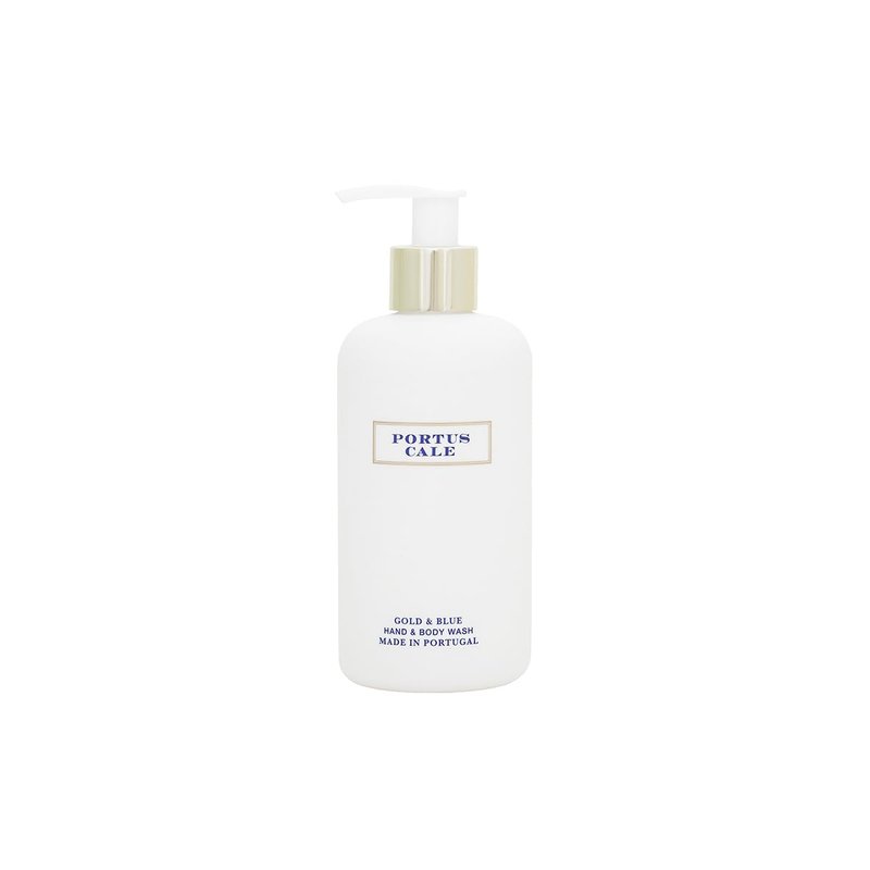 Portus Cale Luxury Hand & Body Soap - Pink Pepper & Jasmine | 300ml Gold & Blue