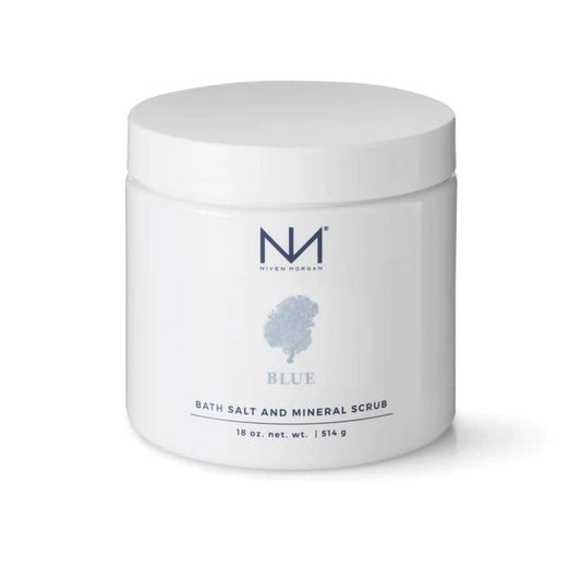 Niven Morgan Blue Bath Salt - Mineral Scrub for Relaxation | 18oz