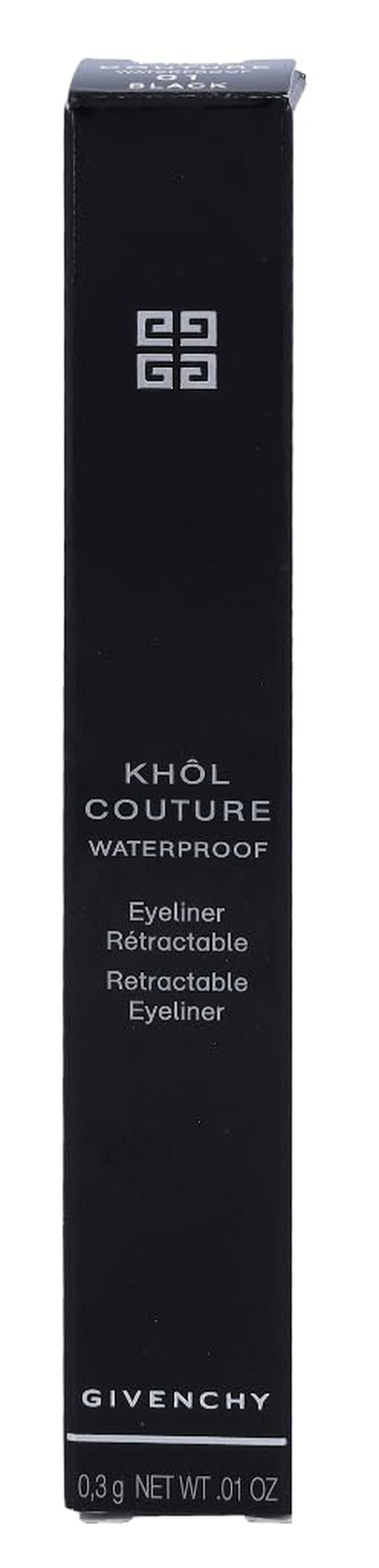 Khol Couture Waterproof Eye Pencil - N01 Black by Givenchy for Women - 0.01 oz Eye Pencil